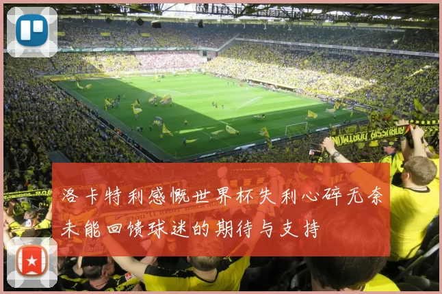 洛卡特利感慨世界杯失利心碎无奈未能回馈球迷的期待与支持